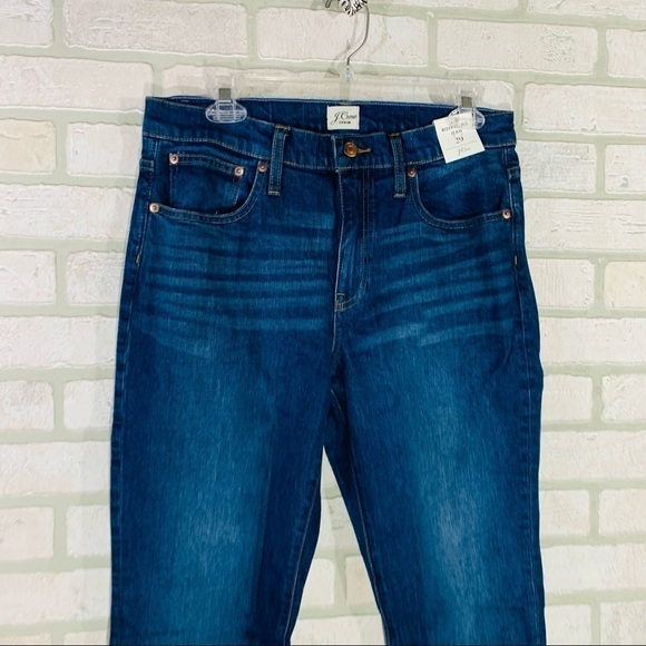 J. Crew NWT Slim Boyfriend Jeans in Ridgefield Wash Size 29 - Picture 6 of 12